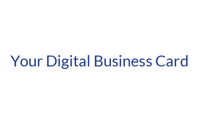 Example Digital Business Card